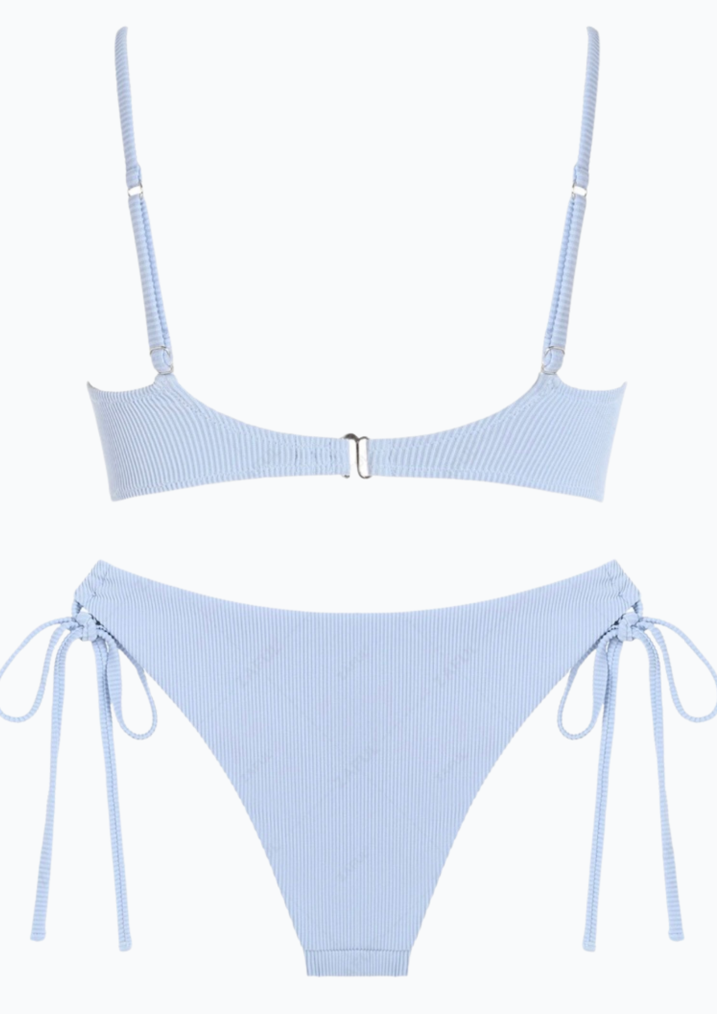 Textured  Side  Style Bikini Set