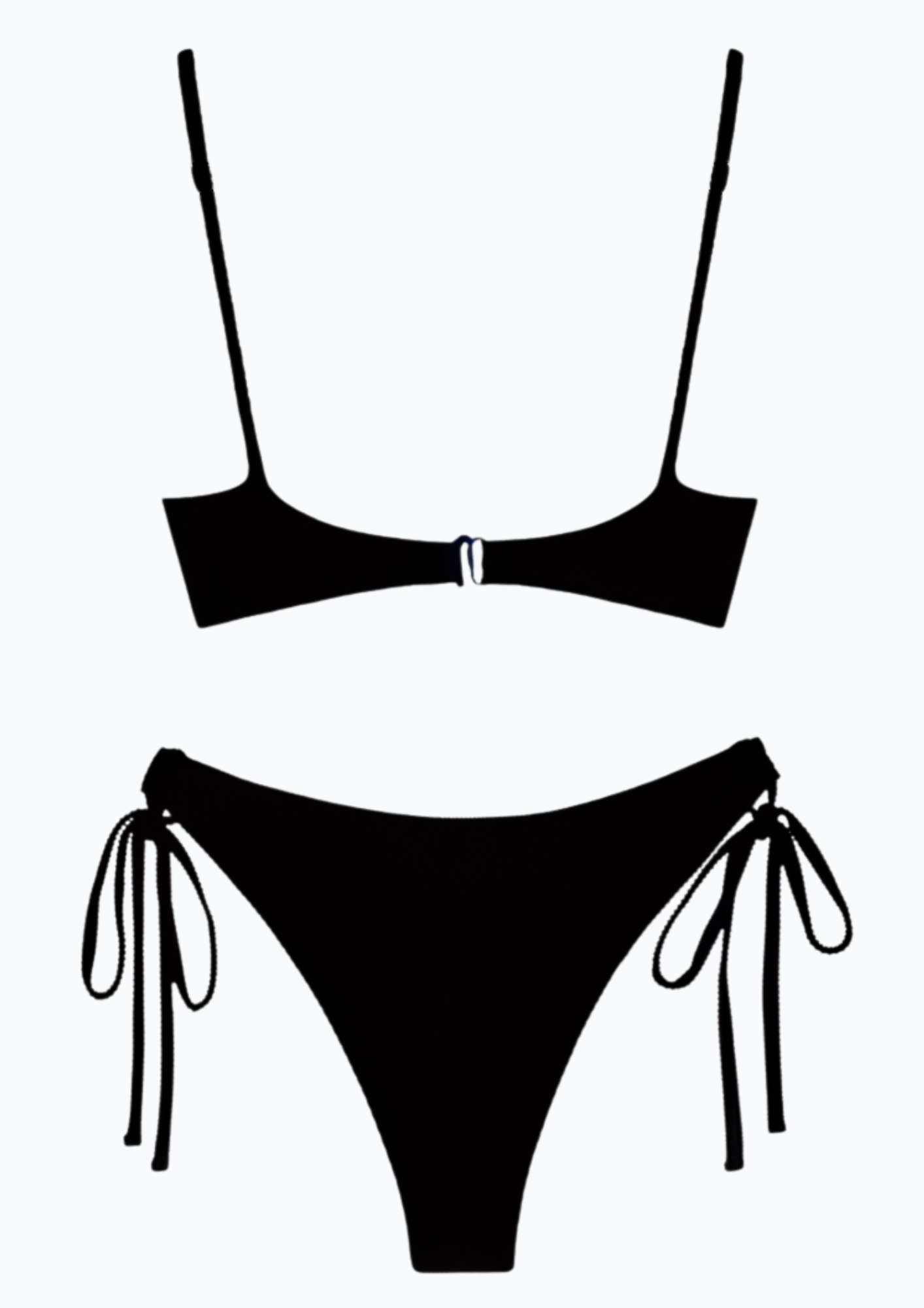 Textured Side Style Bikini Set