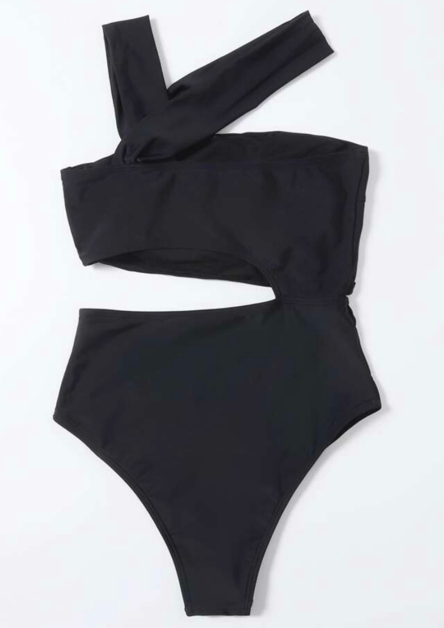 Cut-out Waist One Piece Swimsuit