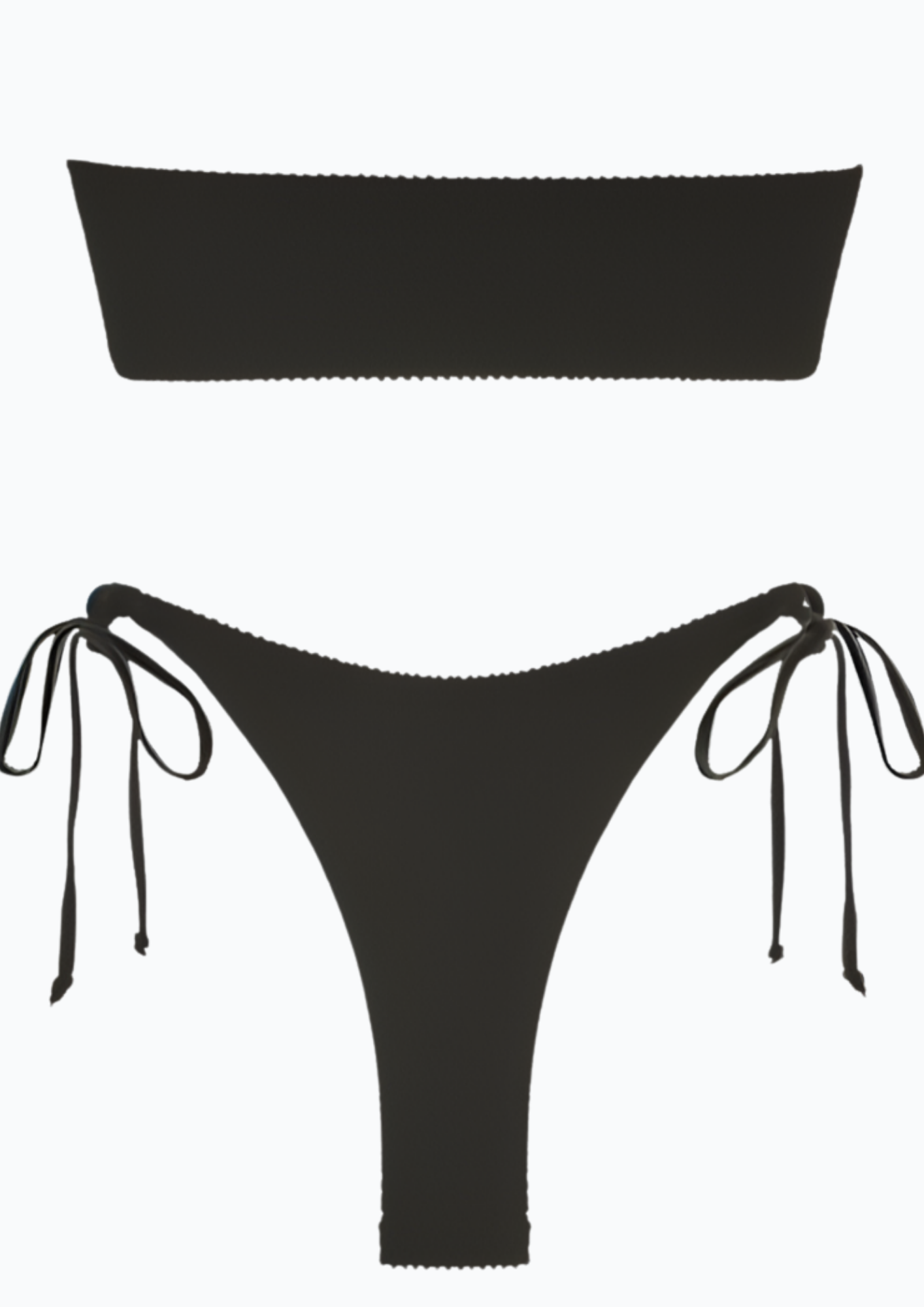 Tie Side Bandeau Bikini Set